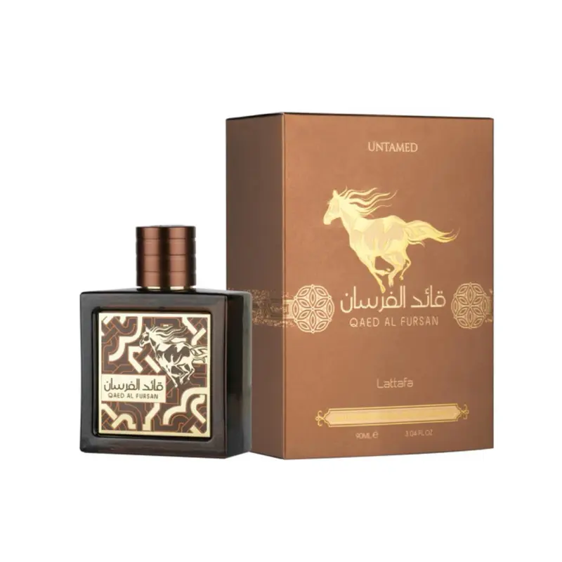 Lattafa Qaed Al Fursan Untamed Men's EDP Spray - 90ml Warm Aromatic Perfume, Glamorous Men's Fragrance (Beauty & Personal Care)