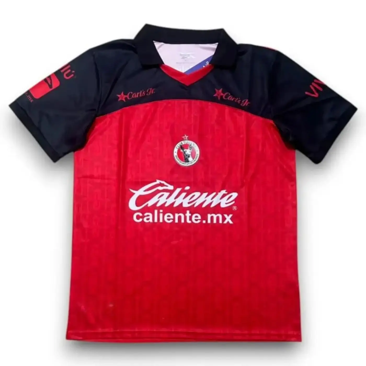 Club Tijuana 2026-2027 Home Jersey – Liga MX Soccer Shirt, Red & Black Football Fan Jersey, Match Day Apparel