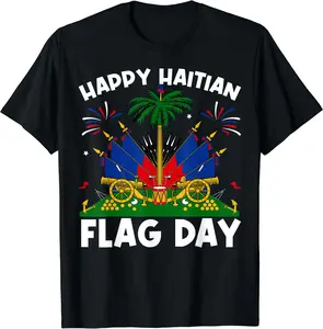 haitian flag day men women kids T-Shirt