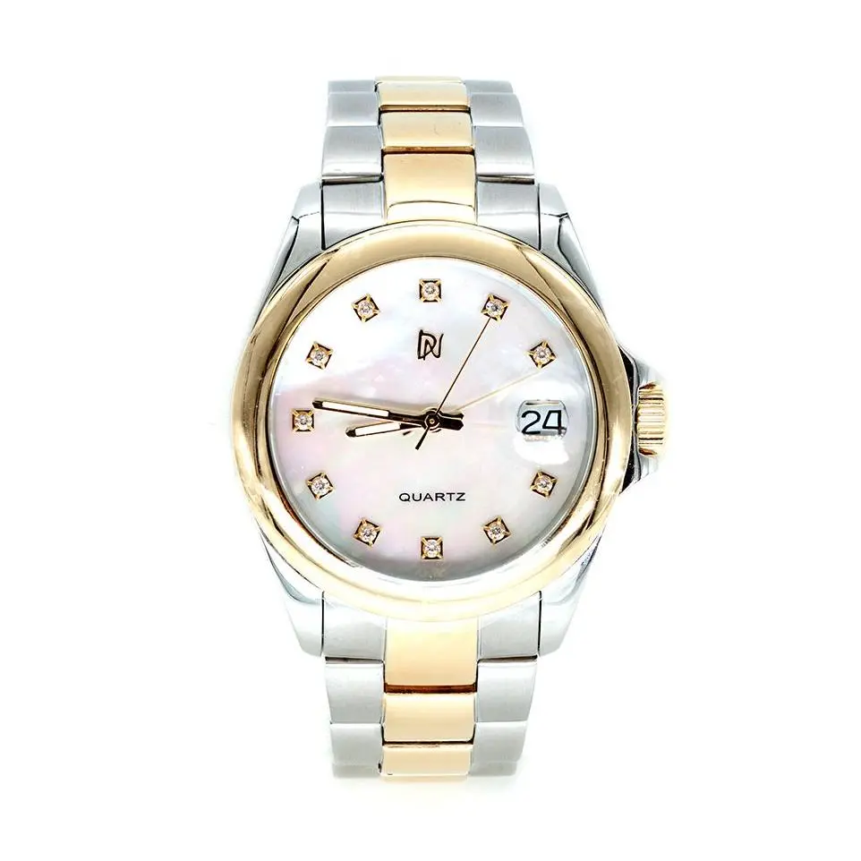 Or Paz Two-Tone Stainless Steel Mother-of-Pearl Watch
