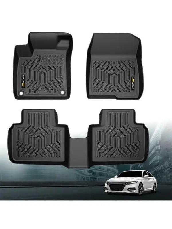 G-PLUS Motor Interior All Weather TPE Floor Mats Fit For 18-2022 Honda Accord Sedan Protection Liners