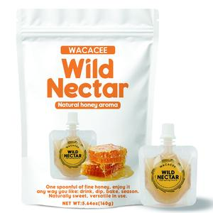 WACACEE Deep Forest Natural Wild Floral Honey — farmer-harvested raw honey from deep forests, no additives; rich honey aroma and a smooth, full taste. One bag contains eight individual small packs.