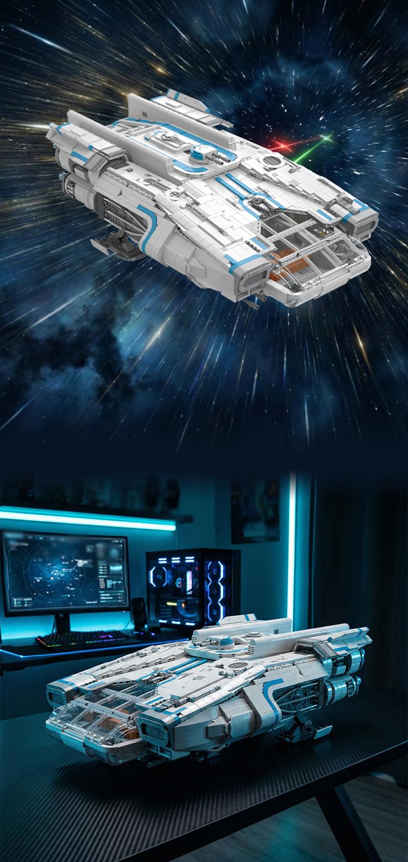 [BARWEER](SHIP FREE)The Trailblazer Spacecraft Outlaws With Gift Box 5611 PCS Large Model