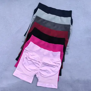 gymshorts Impact Shorts Women Seamless Yoga Shorts Scrunch Bum Gym Shorts Workout Low Waist Short Leggings Booty Stretch Running Shorts