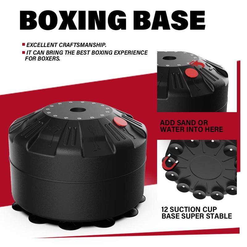 LEKÄRO Punching Bag with Boxing Gloves,Heavy Boxing Bag with Stand for Adult Teens, Kickboxing Bag for Thai Fitness Ultra Stable Base High Elasticity,Outdoorfun