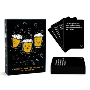 Laughing People Drink 50 Interactive Card Game Set, Perfect Party Starter Cards, Drinking Game Cards, Fun Board Games for Gatherings & Celebrations