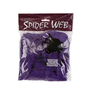 Purple Spider Web Decoration