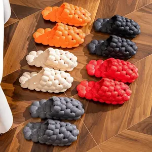 BubbleSlidesForWomenAndMen,SpaMassageNon-slipGolfBallSlippers,FunnyLycheeSoftBeachSandals