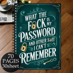 1Pcs Simple Password Book Notepad, Minimalist Advanced Address Password Manager, Quick Access Website Password Storage, Home Office Internet Login, Holiday Gift