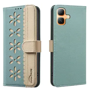Compatible with the Transsion series Infinix Smart 20 4G/Hot 70/Note 60 5G/Hot 60 Pro/HOT 60 PRO PLUS 4G/Note 50 Pro+ 5G/Note 40 4G/Note 40 PR0 Wallet-style phone case with a flip-cover design and premium feel suitable for both men and women