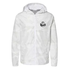 Threaddicts Black Logo Full-Zip Windbreaker Jacket