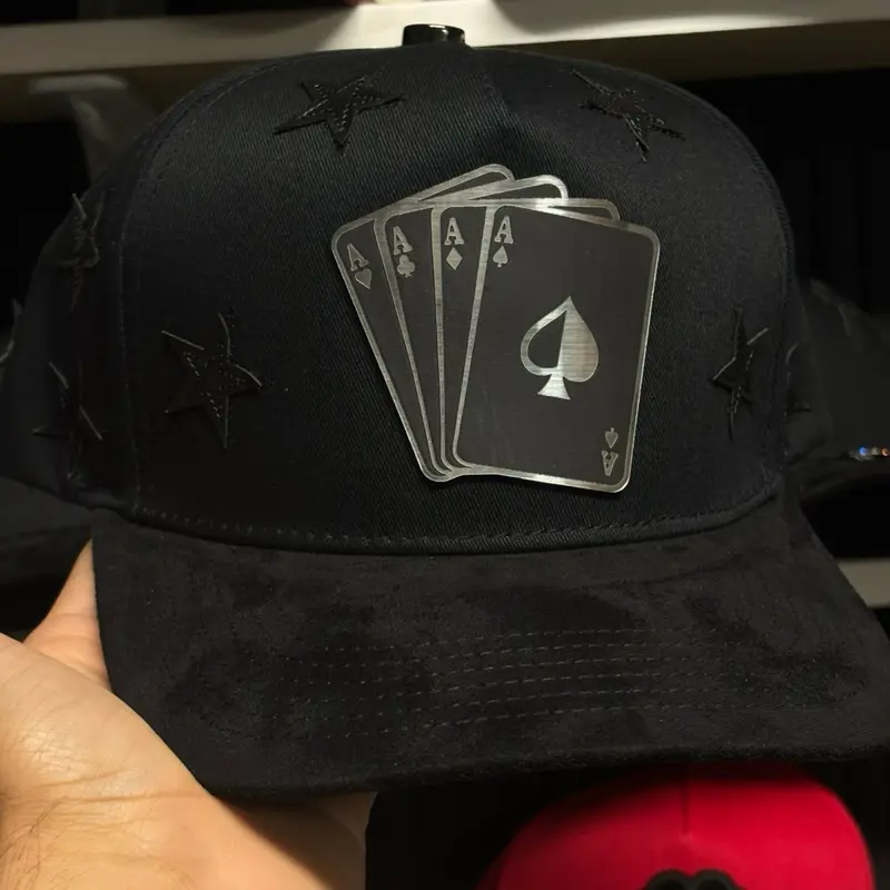 Caps Poker VM Hats black snapback star logo