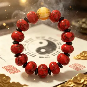 Turn Negative Energy Around! Taoist Red Agate Bracelet for Protection, Luck & Inner Strength