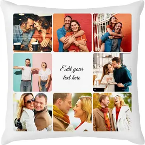 Custom Pillow with Picture Text Customized Photo Pillowcase, Personalized Throw Pillow Cover, Valentines Anniversary Love Keepsake Gifts for Women