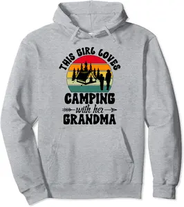 This Girl Loves Camping Buddy Granddaughter Camping Buddies Pullover Hoodie - Keithhodges Shop 55B0C5CKYGWK
