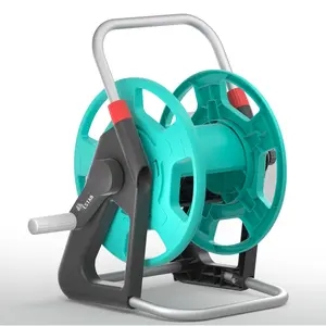 Garden Water Hose Reel Cart,Holds 50-60 Ft of 5/8 Inch Hose, Portable Hose Pipe Holder for Outside