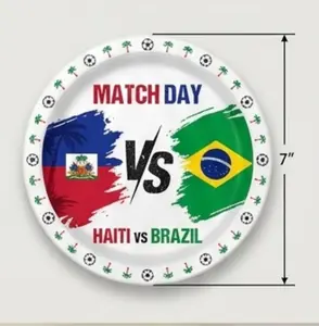 40 piece Haiti vs Brazil Game Day Party Kit PRE-SALE