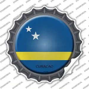 Curacao Country Novelty Bottle Cap Sticker Decal