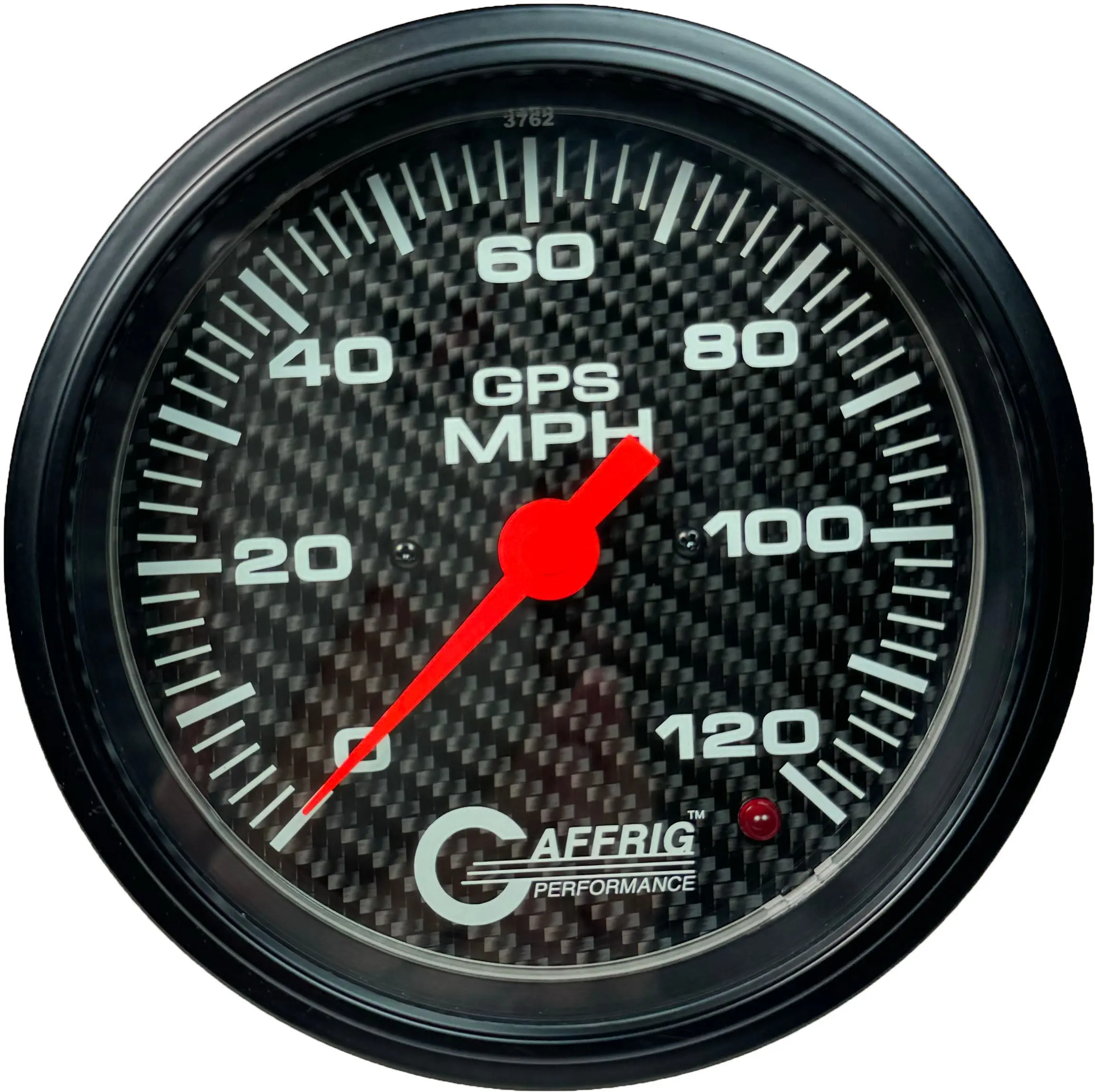 GAFFRIG PART #4050 4 5/8 INCH GPS ANALOG 120 MPH SPEEDOMETER MARINE BOAT GAUGE KIT CARBON FIBER