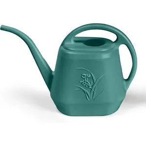 Plastic Watering Can - Green Color - 1 Gallon