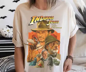 Retro 90s Indiana Jones Adventure Movie 1995 Retro Shirt, Magic Kingdom Family Vacation Holiday Gift