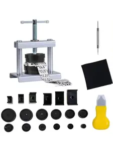 25-Piece Professional Watch Back Press Kit, Suitable for Case Closure Tools & Molds, Watch Repair Tool Set, All Seasons Use