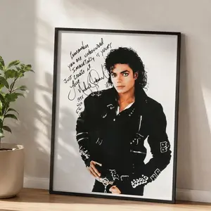 Michael Jackson Poster Print | Michael Movie Inspired Wall Art | King of Pop Decor | Vintage 80s Music Poster | MJ Wall Art