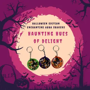 Halloween Edition Enchanting Aqua Shakers: Haunting Hues of Delight