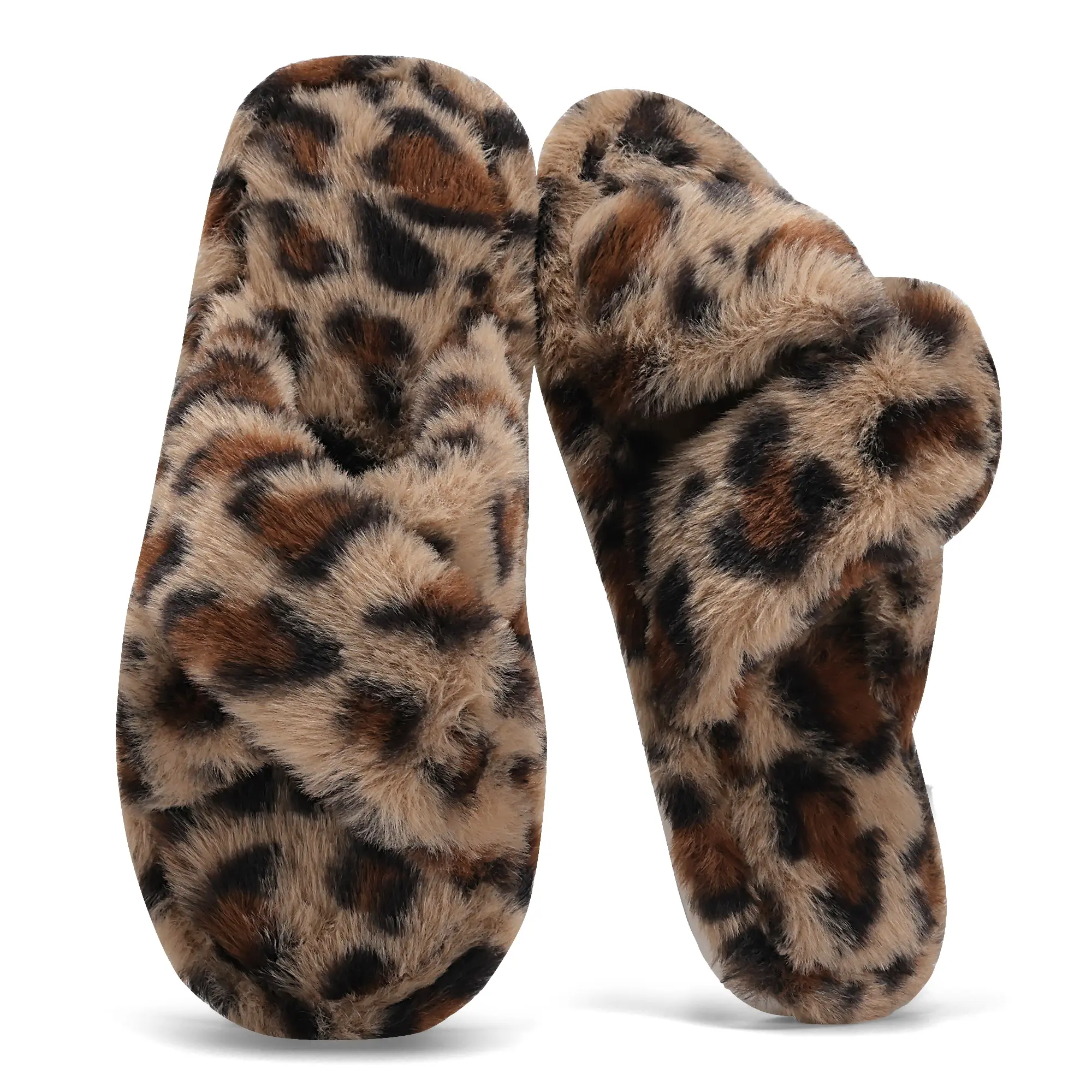 Women's Fuzzy Slippers Warm Cozy Memory Foam Indoor House Shoes | Comfy, Soft, Lightweight, Breathable, Cloud, Non-slip, Machine-washable, Anti-slip Sole, Gift, Home Footwear Girl Slide