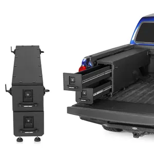 Hooke Road Truck Wheel Well Storage Bed Drawer System Side Box for 2015-2022 Chevy Colorado & GMC Canyon 5'2" Bed Vehicle Accessories