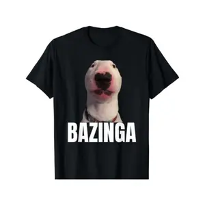 ToolHeaven GenZ Trendy Teenager Slang Funny Cringe Meme Unisex Bazinga T-Shirt