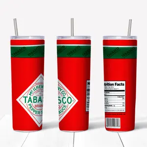 Tabasco 20 oz tumbler Bottle Cup