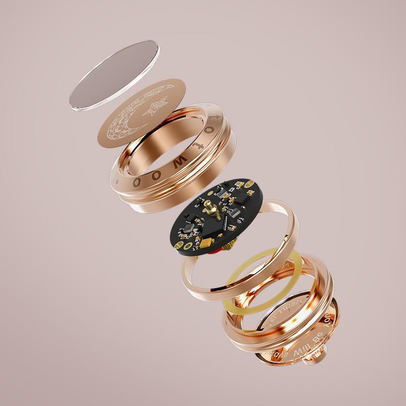 【Creative Gifts】totwoo Mountain&Sea  Long Distance Touch Bracelets  Functional Love Connect Gift For Boyfriend or Girlfriend or your Family