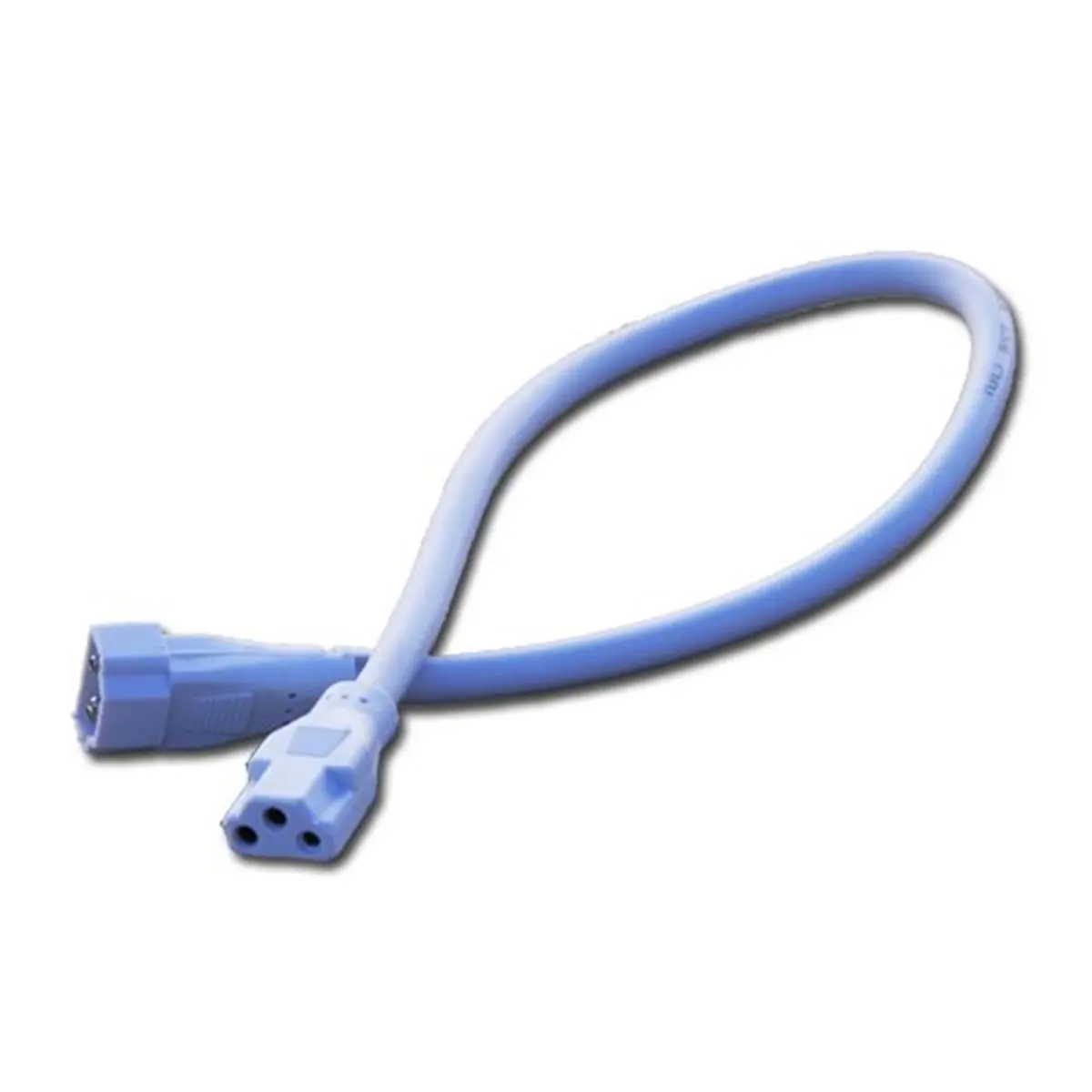 212 MAIN Straight Connecting Cable, 12 in 3-Wire Cord with 3-Prong Plug, Male and Female Ends, White Finish for Outdoor Leisure Equipment, Cyclists