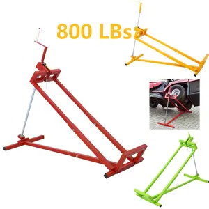 Ultimate Lawn Care 800Lbs Lawn Tractor Lift Jack Universal Ride-On Mower Lifter 45° Tilt Adjustable Durable Maintenance Cleaning Aid for Small Tractors Quads and Lawn Mowers