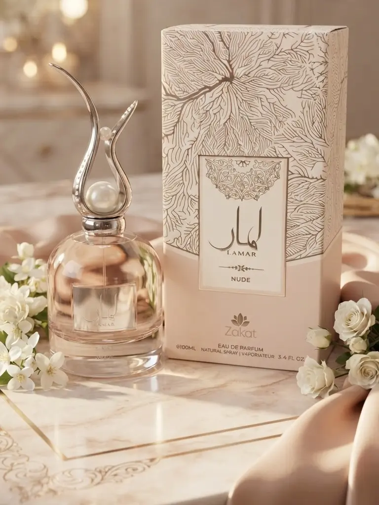 Zakat Lamar Nude Eau de Parfum for Women 100ml | Long Lasting Floral Musky Fragrance