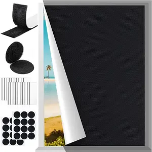 Portable Blackout Curtains for Bedroom Window (Upgraded 420D Fabric), 100% Blackout Blinds Shades No Drill Travel Blackout Window for Nursery Room RV Car, 40 x 57 inch