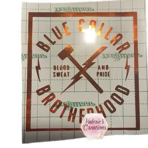 “Blue Collar Brotherhood” 7.5 x 7.5 Truck Decal
