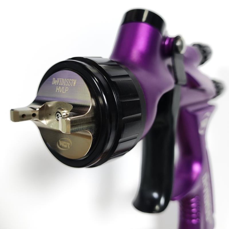 DeVidiss Hvlp Ngt Pro Te20 Lite Spray Gun Kit, Professional 1.3mm Nozzle, Car Paint Application, Comfortable for All Car Paints