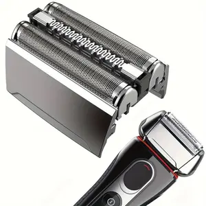 Men's Wet & Dry Dual-Use Electric Shaver Replacement Blades, Compatible with Braun Series 5 Models, Durable Design, Efficient Trimming