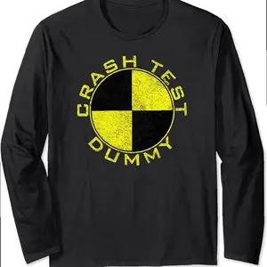 Crash Test Dummy Costume Pretend I'm A Crash Test Dummy Long Sleeve T-shirt