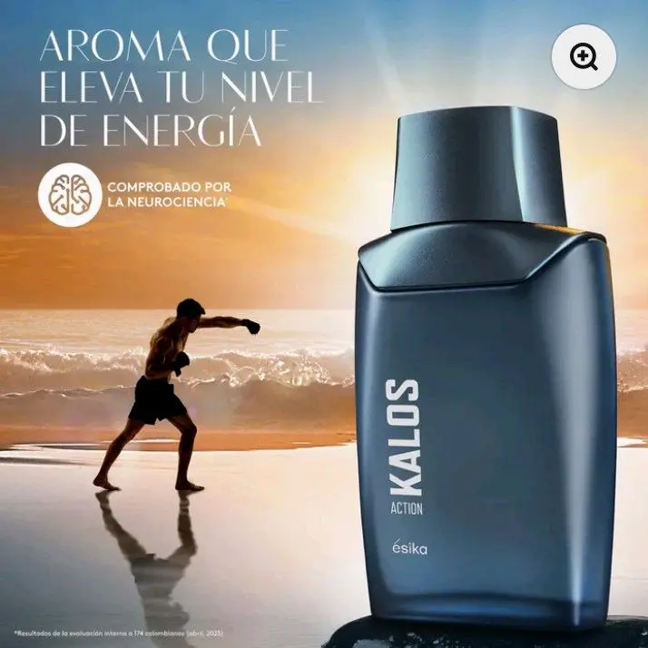 KALOS ACTION FOR MEN NEW IN SEALED BOX. BY BELCORP. 100 ML/3.4 FL OZ