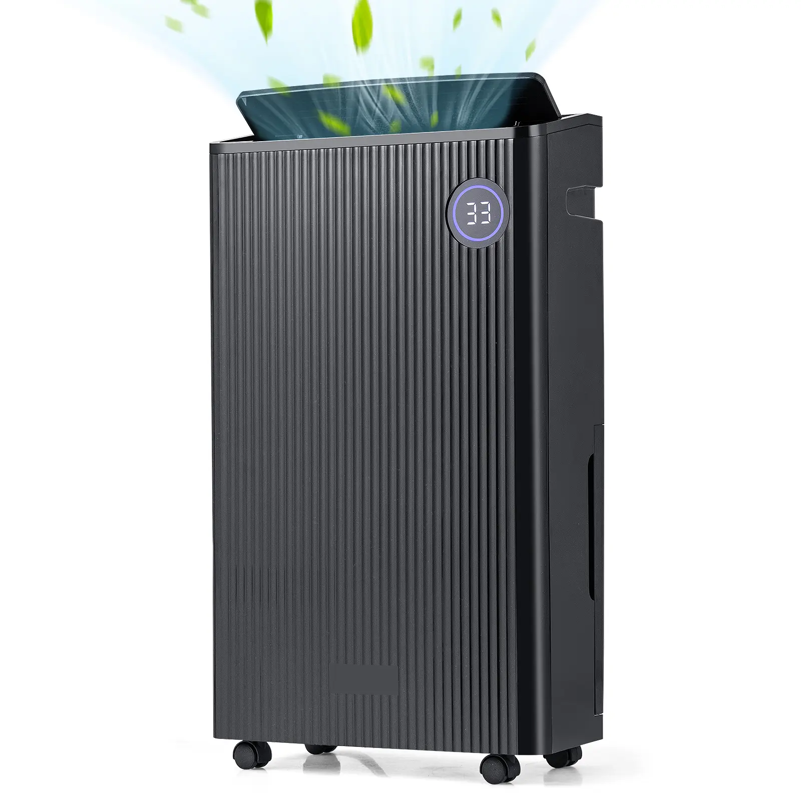 COSTWAY - 4500 Sq. Ft 57 Pint Quiet Dehumidifier for Basement with 4 Modes-Black COSTWAY - 4500 Sq. Ft 57 Pint Quiet Dehumidifier for Basement with 4 Modes-Black