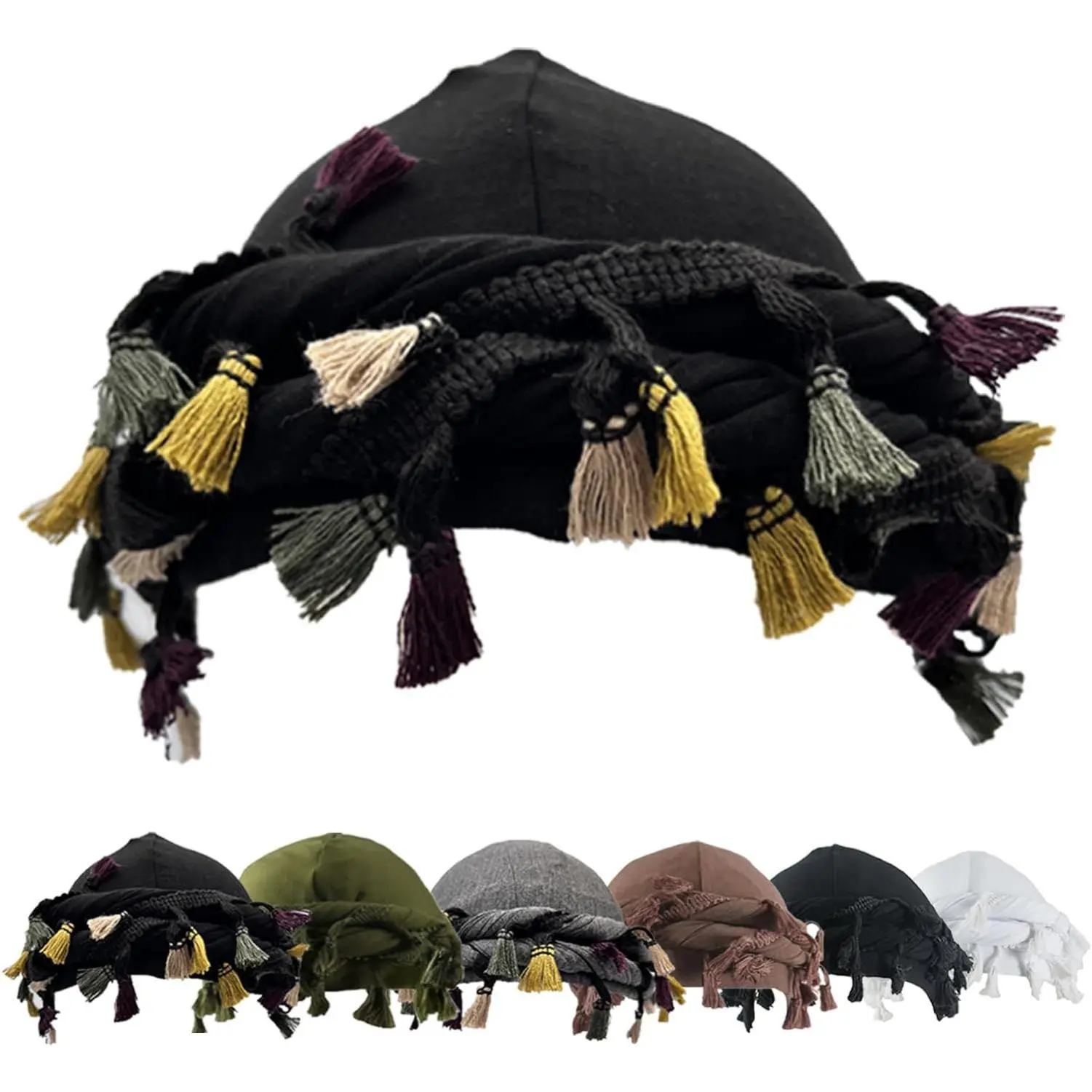 Silk Lined Halo Turban - Adjustable Twist Head Wrap for Men & Women, Comfortable Durag Cap with Elastic Pre-Tie Design for Ultimate Style & Comfort