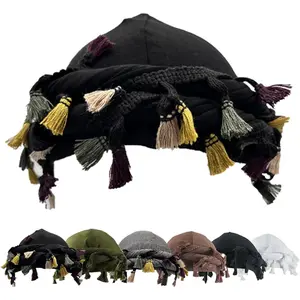 Silk Lined Halo Turban - Adjustable Twist Head Wrap for Men & Women, Comfortable Durag Cap with Elastic Pre-Tie Design for Ultimate Style & Comfort