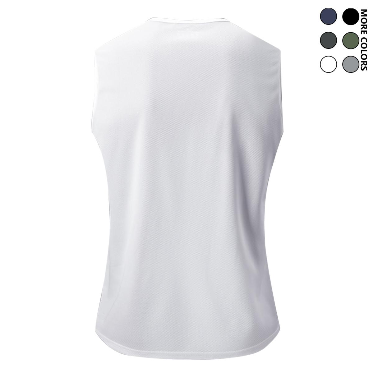 Men's   - Breathable, Quick-Dry Sleeveless Shirt, Suitable for Summer Gym, Running, and Training, Crew Neck, Polyester Fiber, Black/White/Navy Blue, Athletic Wear High Elasticity Lifestyle Beater Set Majin Vegeta Dragon Ball Tees tank tops