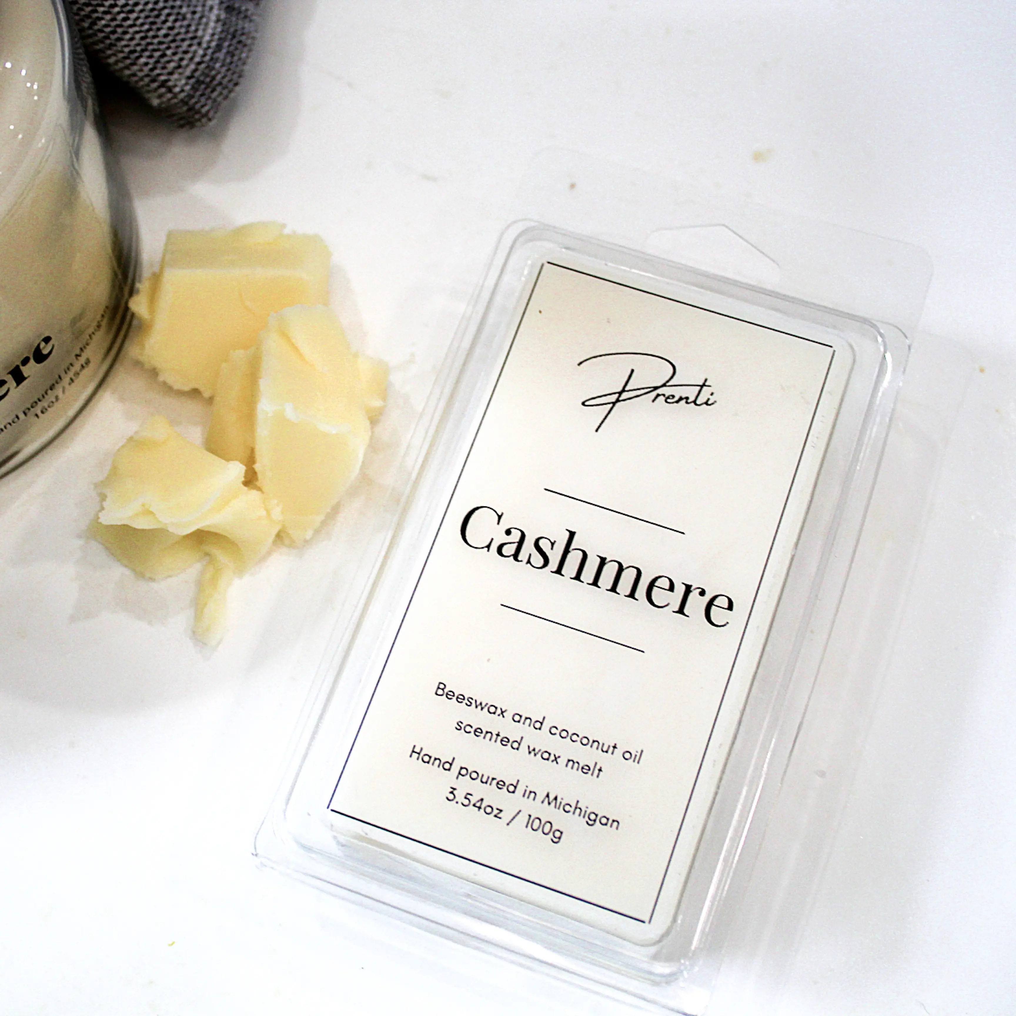 Prenti Beeswax Cashmere Wax Melt