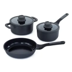 BergHOFF Stone+ 5-Pc Nonstick Ceramic CookwareSet, Recycled