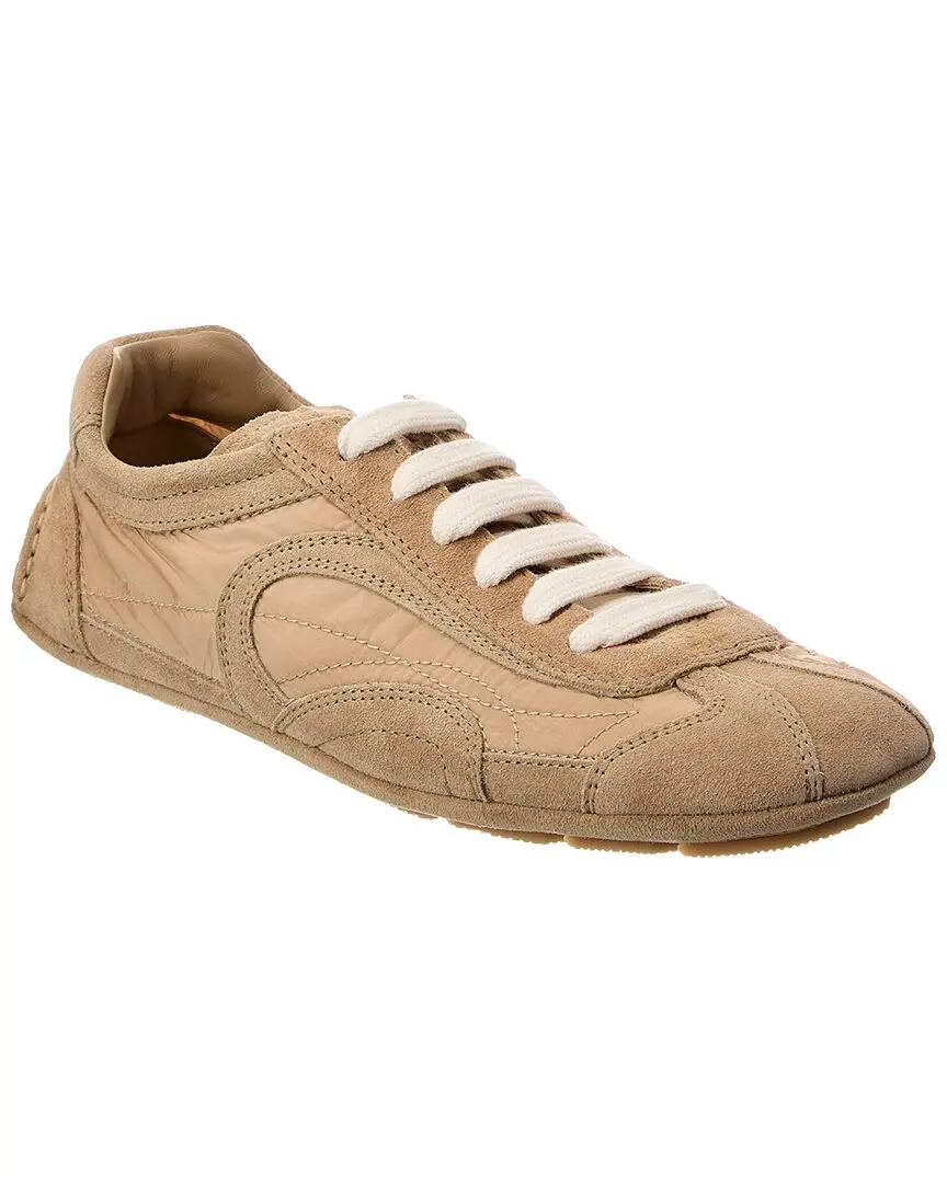 Prada Logo Leather Sneaker