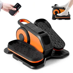 Portable Under Desk Elliptical Machine, Leg Exerciser 12 Adjustable Speeds with Remote Control.